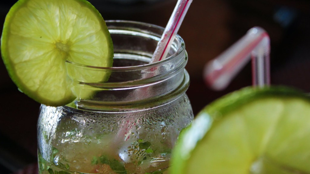 Sound check at the Green Parrot